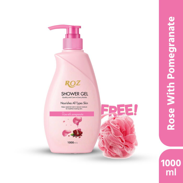 Rose with Pomegranate Premium  (1000 & 250ml) Showergel